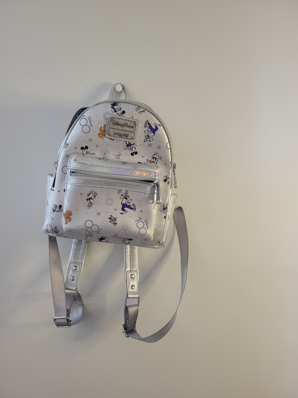 Disney Parks Loungefly Mini Backpack – Disney 100 Platinum